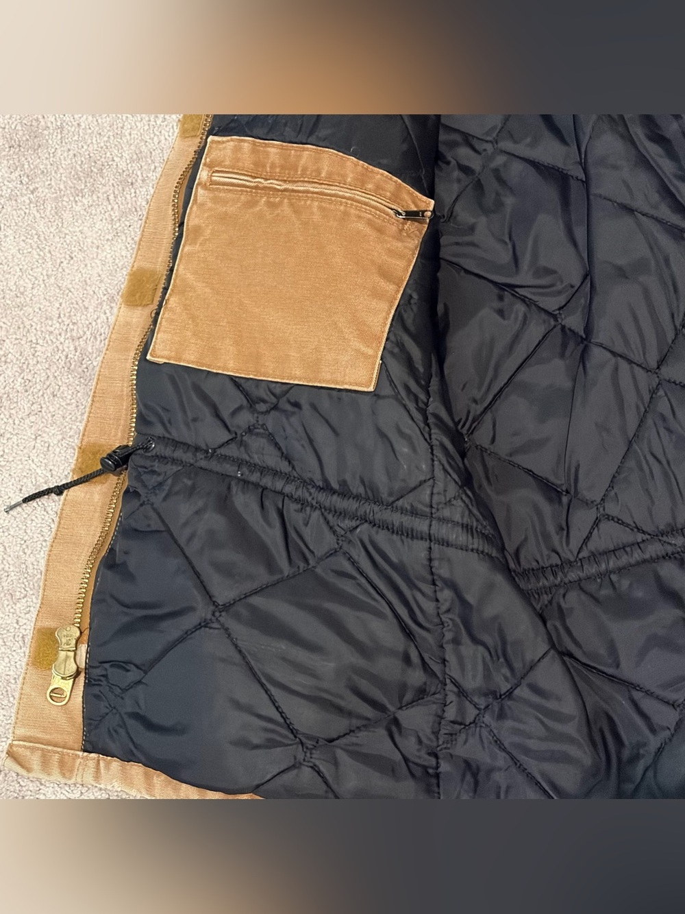 Carhartt Arctic Jacket Brown Quilt Lined Women’s Size Small Regular WC026 BRN - Picture 8 of 15